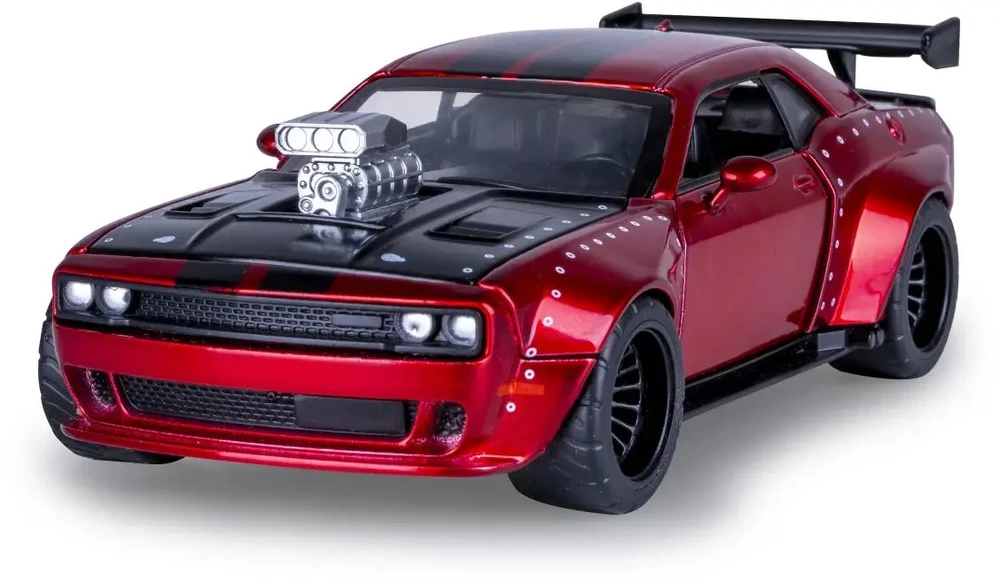 Jamara Dodge Challenger SRT Jailbreak 2in1 1:36 raudona 3+