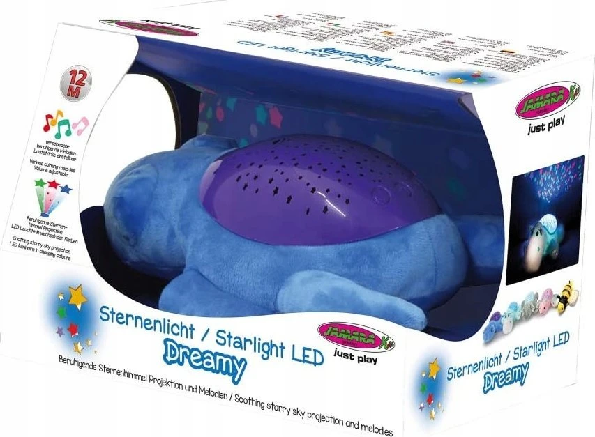 Jamara Jamara Dreamy Turtle vaikiška naktinė lempa Laisvai stovinti mėlyna, violetinė LED