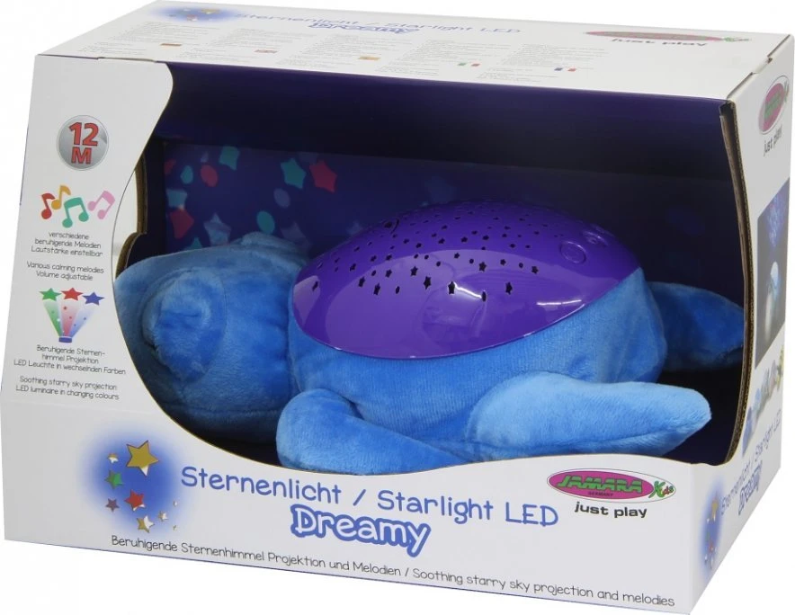 Jamara Jamara Dreamy Turtle vaikiška naktinė lempa Laisvai stovinti mėlyna, violetinė LED