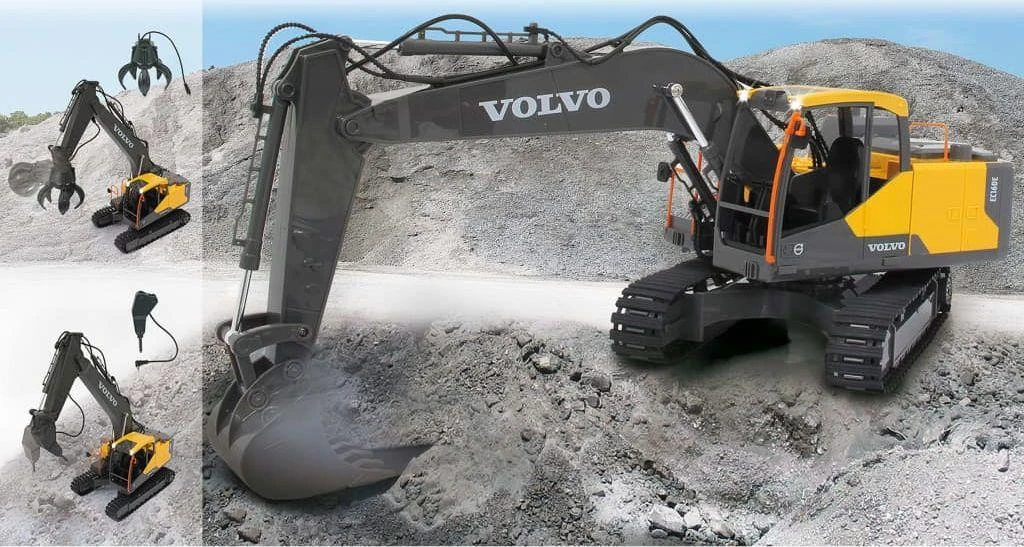 Carruzzo Jamara Excavator Volvo EC160E Radijo bangomis valdomas (RC) modelis Ekskavatorius Elektrinis variklis