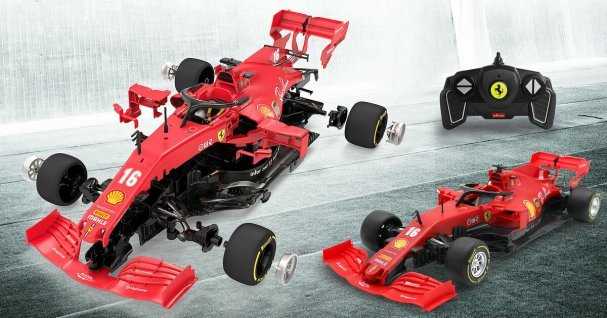 Jamara Jamara Ferrari SF 1000 1:16 raudona 2,4GHz Bausatz