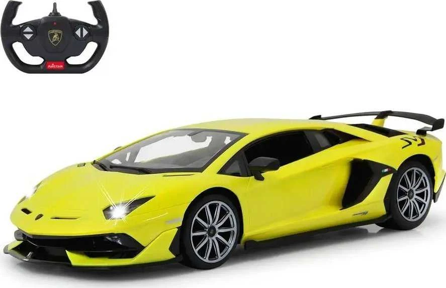 Jamara Lamborghini Aventador SVJ, žaislinė transporto priemonė (geltona, 1:14)