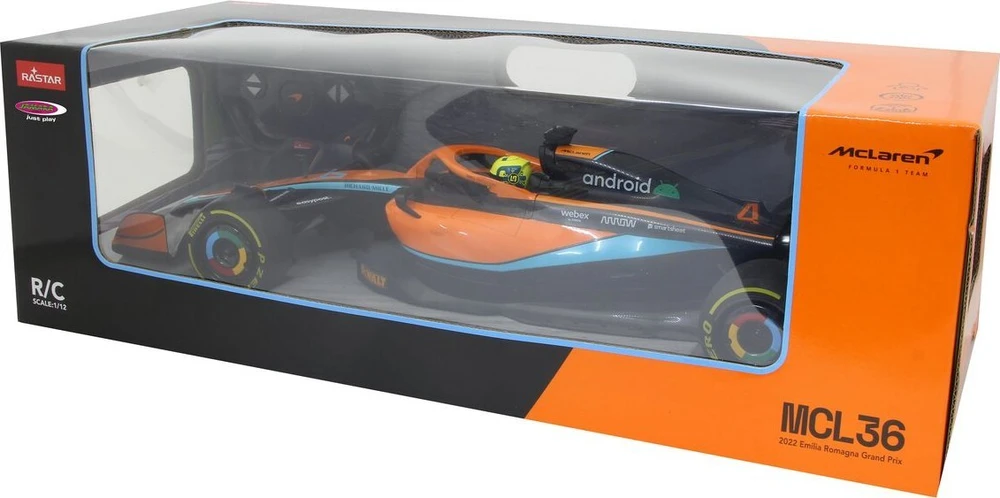 Jamara Jamara McLaren MCL36 1:12 2,4GHz oranžinis