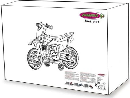 Jamara Jamara Ride-on motociklas Power Bike 6V mėlynas 2+