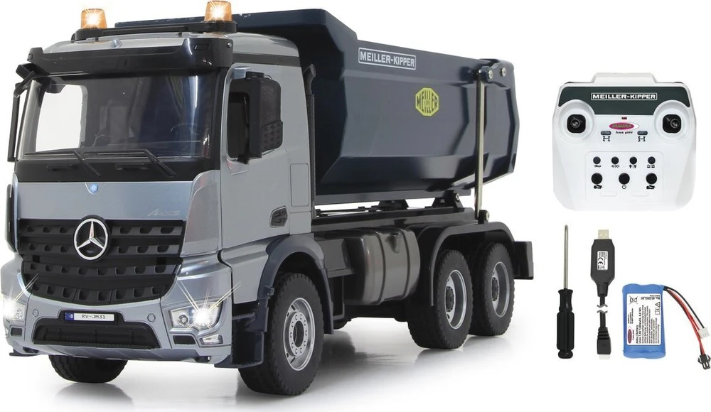 Jamara Jamara Savivartis Mercedes Arocs 1:20 2.4Ghz pilkas 14+