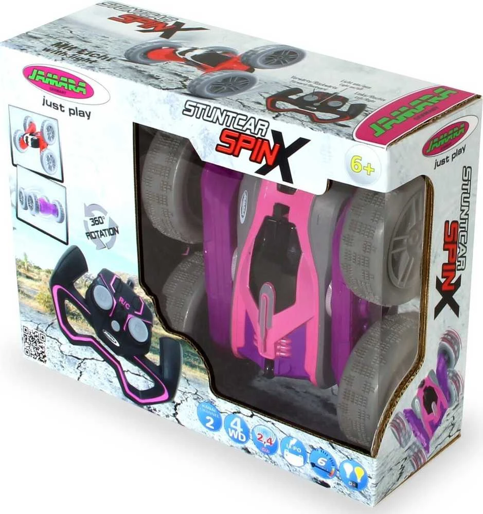 Jamara Jamara Stuntcar SpinX 2,4GHz lila/rosa