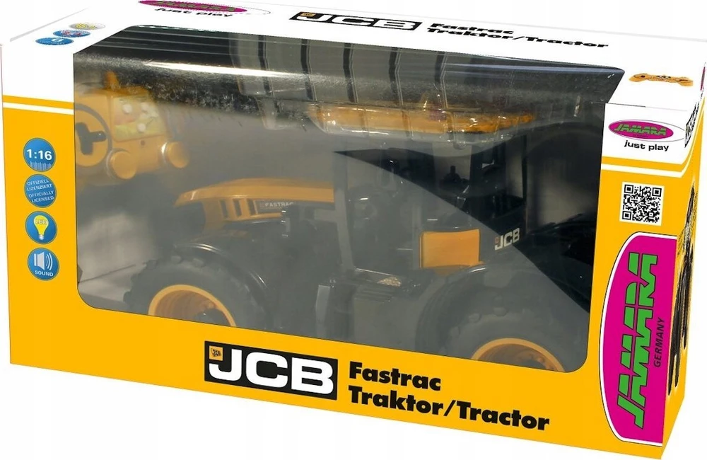 Jamara Nuotoliniu būdu valdomas RC traktorius JCB 1:16