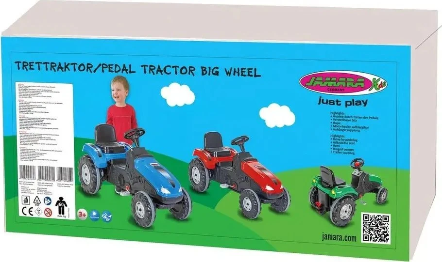 Jamara Jamara Trettraktor Big Wheel blau 3+