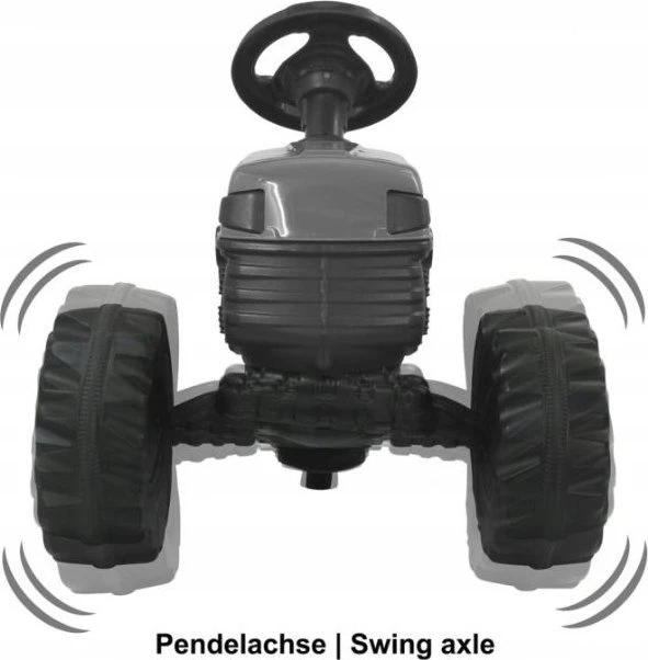 Jamara Jamara Trettraktor Big Wheel blau 3+