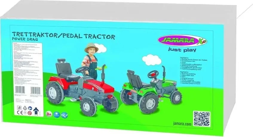 Jamara Jamara Trettraktor Power Drag grün 3+