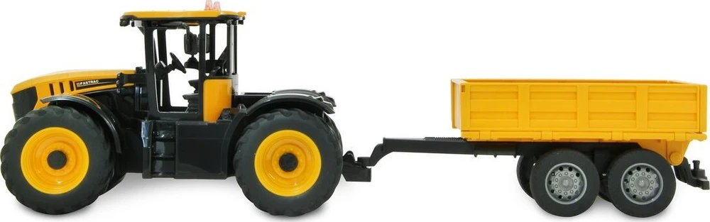 Jamara JCB Fastrac traktorius su savivarčiu priekaba 1:24 2.4GHz