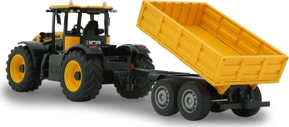 Jamara JCB Fastrac traktorius su savivarčiu priekaba 1:24 2.4GHz