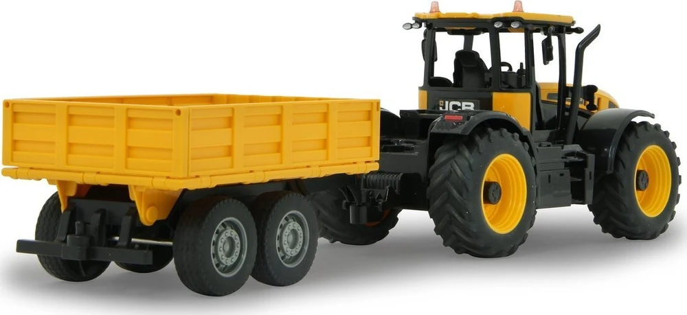Jamara JCB Fastrac traktorius su savivarčiu priekaba 1:24 2.4GHz