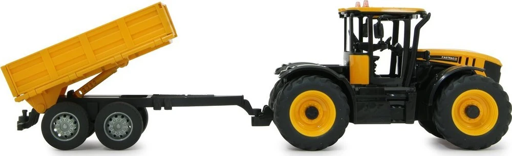 Jamara JCB Fastrac traktorius su savivarčiu priekaba 1:24 2.4GHz