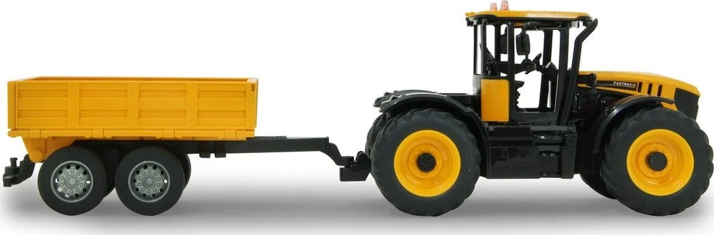 Jamara JCB Fastrac traktorius su savivarčiu priekaba 1:24 2.4GHz