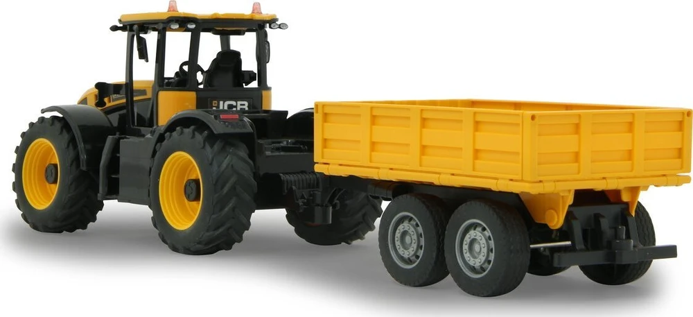 Jamara JCB Fastrac traktorius su savivarčiu priekaba 1:24 2.4GHz