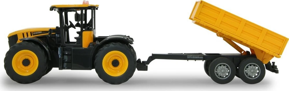 Jamara JCB Fastrac traktorius su savivarčiu priekaba 1:24 2.4GHz