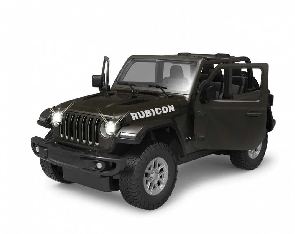 Jamara Jeep Wrangler JL 1:14 juodas 6+