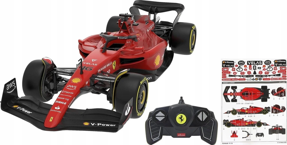Carruzzo Jamara Ferrari F1-75 Radijo bangomis valdomas (RC) modelis Sportinis automobilis Elektrinis variklis 1:18