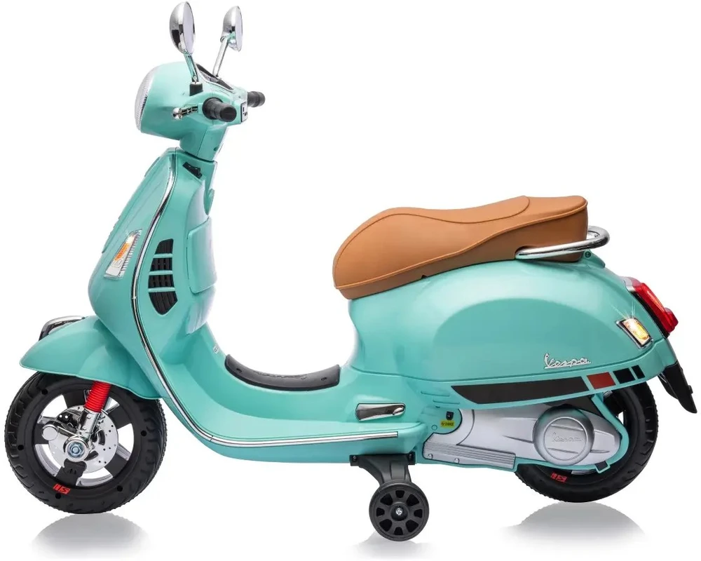 Jamara Važiuojamasis „Vespa GTS 125“, 3 metai, 4 ratas(-ai), žalias, reikalingos baterijos