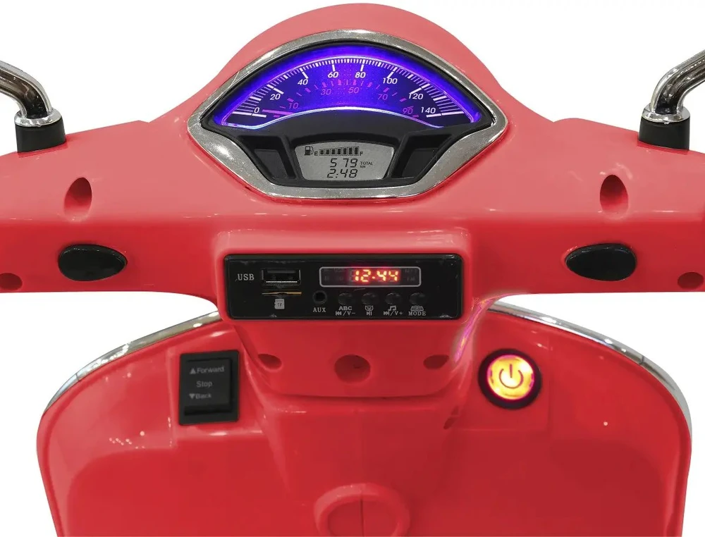 Jamara Važinėjimo mašinėlė Vespa GTS 125 raudona Li-Power 12.6