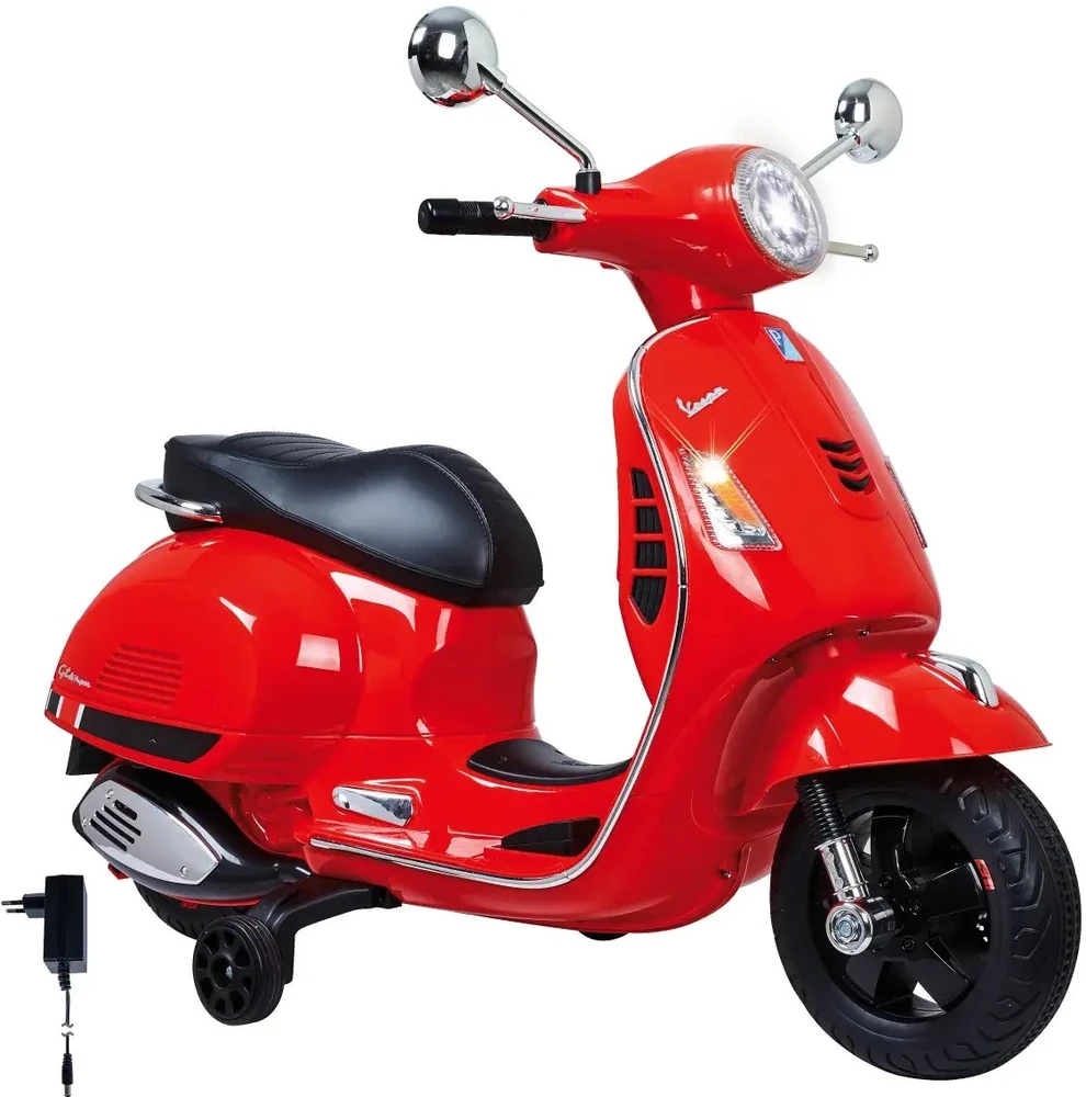 Jamara Važinėjimo mašinėlė Vespa GTS 125 raudona Li-Power 12.6