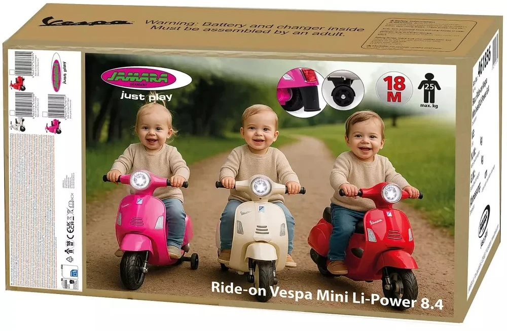 Jamara Jamara Ride-on Vespa Mini Skuter do jeżdżenia