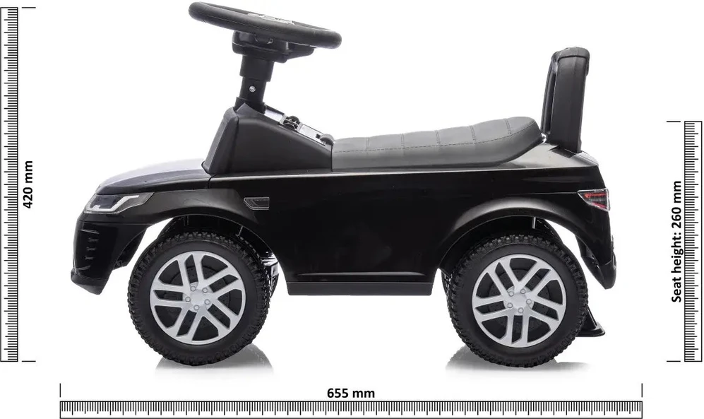 Jamara Rutscher Land Rover Discovery 2in1 juoda