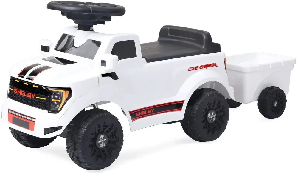 Jamara vaikiškas automobilis Shelby Ford F-150 Raptor su priekaba balta