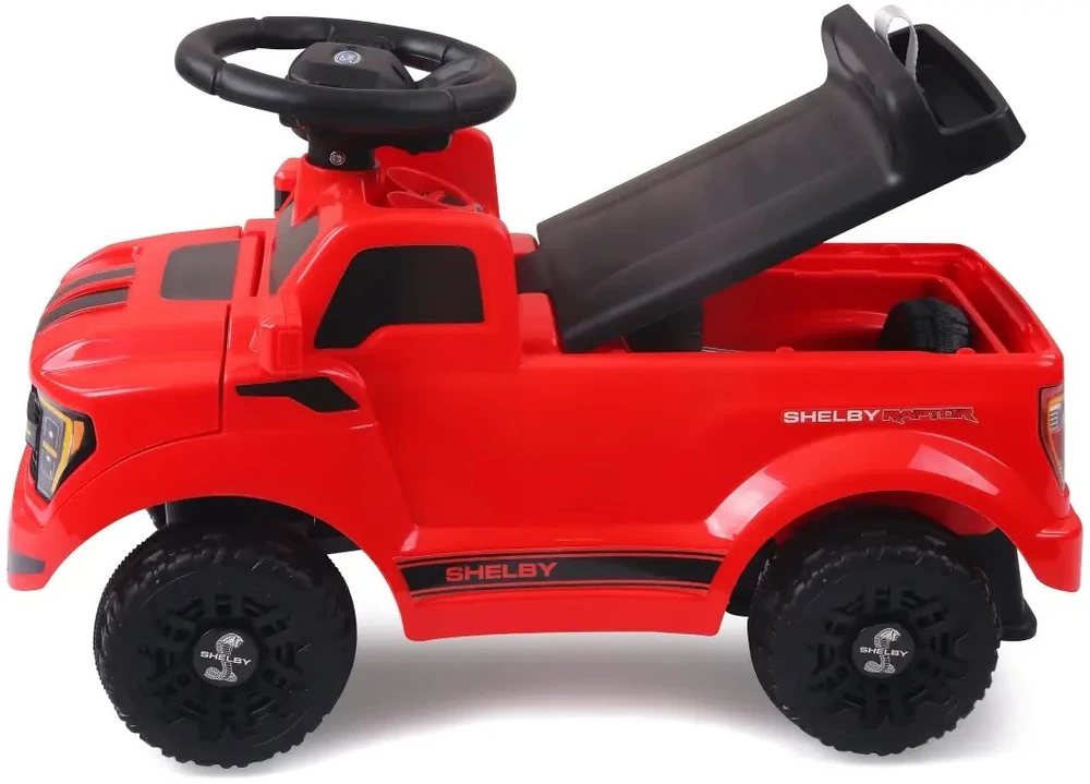 Jamara važinėjamas automobilis Shelby Ford F-150 Raptor su priekaba raudona