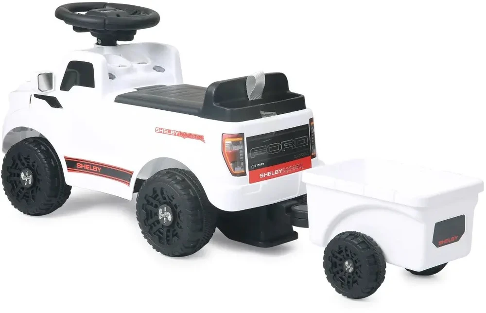 Jamara vaikiškas automobilis Shelby Ford F-150 Raptor su priekaba balta