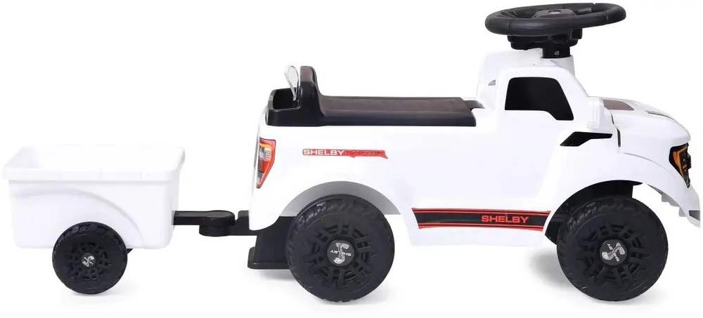 Jamara vaikiškas automobilis Shelby Ford F-150 Raptor su priekaba balta