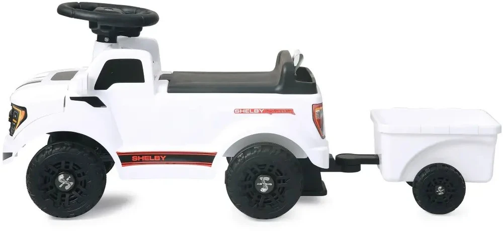Jamara vaikiškas automobilis Shelby Ford F-150 Raptor su priekaba balta