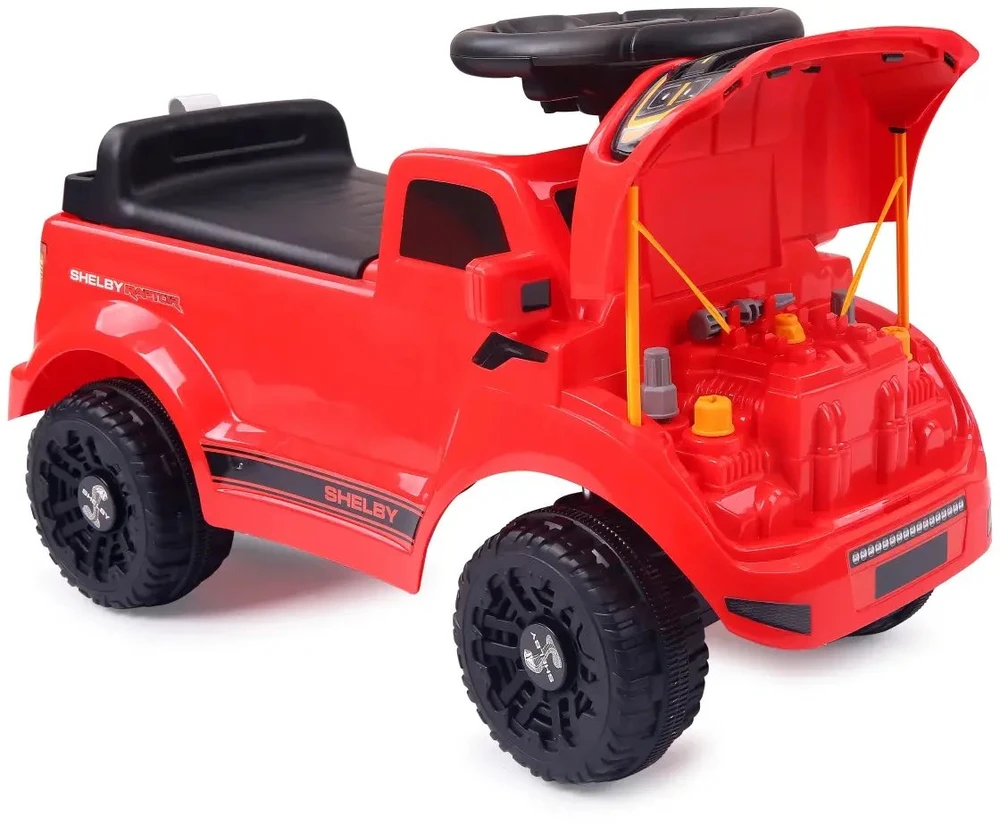 Jamara važinėjamas automobilis Shelby Ford F-150 Raptor su priekaba raudona