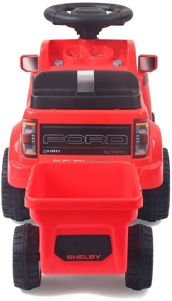 Jamara važinėjamas automobilis Shelby Ford F-150 Raptor su priekaba raudona