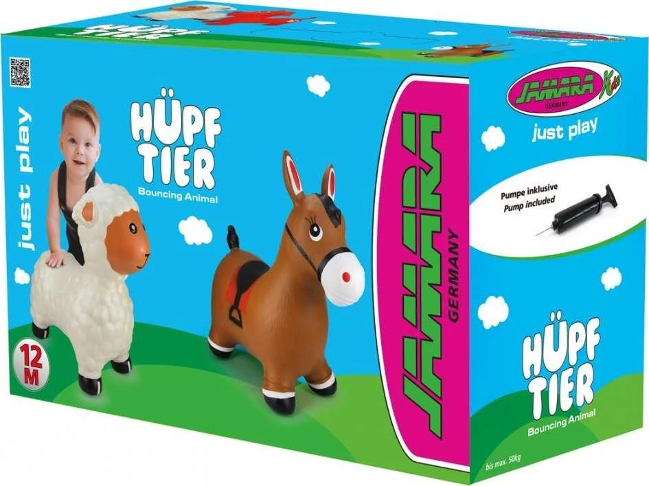 Pferd Jamara Jamara Hopping animal horse ruda with pump zabawka dmuchana