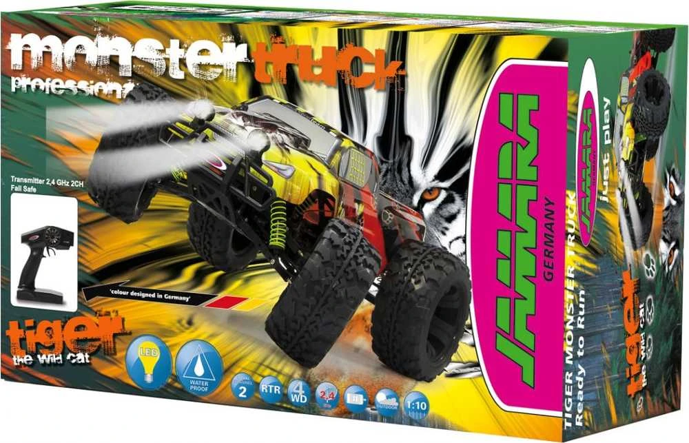 Jamara Tiger Monstertruck, 1:10, 4WD, LED, NiMh, 2.4G (503853)