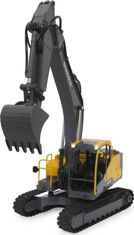 Jamara ekskavatorius Volvo EC160E Metal 1:16 su su griebtuvu ir griovimo plaktuku