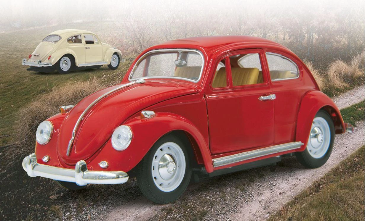 Jamara VW Beatle 1:18, 27MHz, raudona (405110)