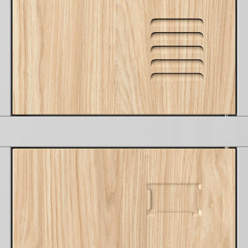 Jan Nowak IGOR spintelė ECO* LIGHT Pilkas RAL7035 + SONOMA OAK H1850*W900*D450