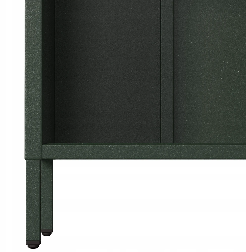 Jan Nowak Knygų lentyna MARIO, 500 x 1800 x 350 mm, Modern: butelių žaluma