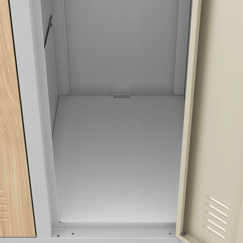 Jan Nowak Spintelė BHP drabužiams 10 durų pilka / ąžuolas sonoma Eco* Design BARTEK 1360 x 1720 x 450 mm