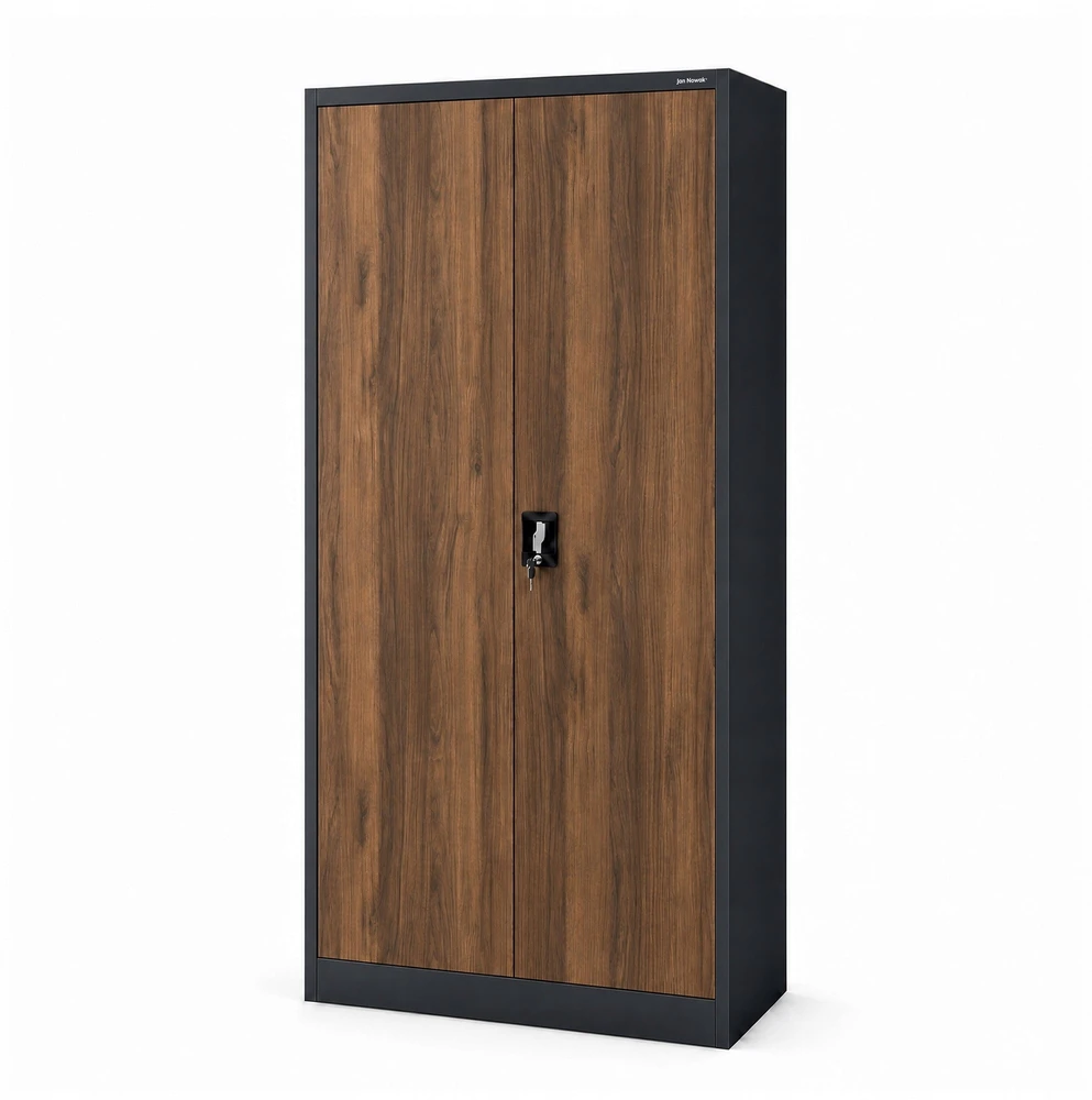 Jan Nowak Biuro spintelės Metalinė spinta su slėptuve antracito / riešuto Eco Design* (TOMASZ)