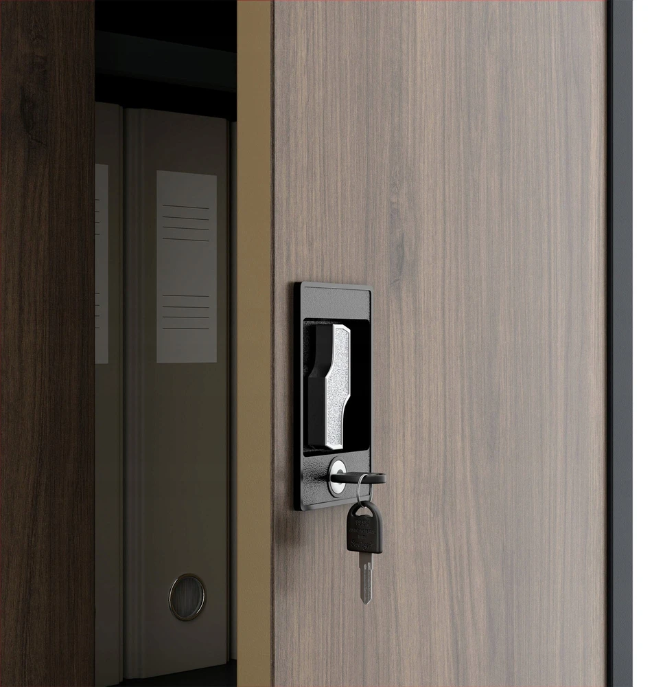 Jan Nowak Biuro spintelės Metalinė spinta su slėptuve antracito / riešuto Eco Design* (TOMASZ)