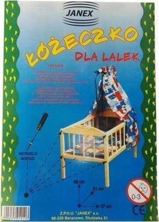 Janex Lovytė duże su baldachimem 10113