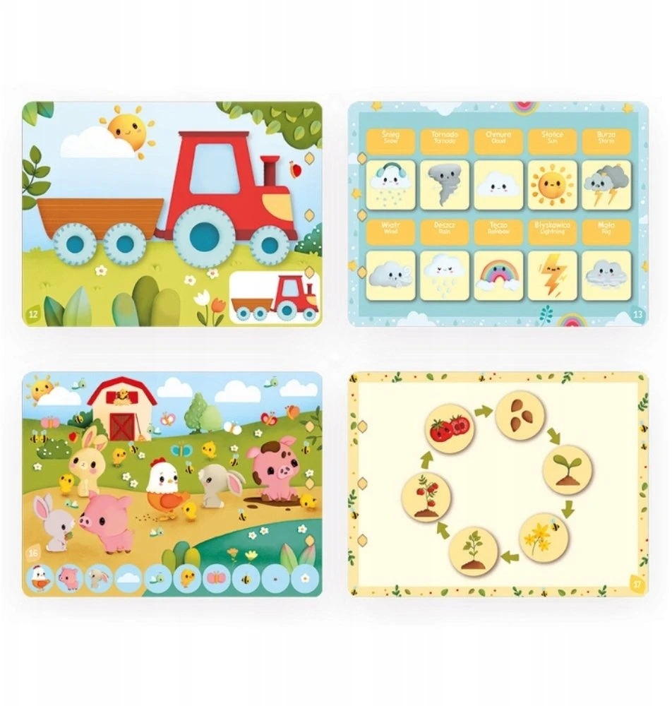 Janod Busy Book Farma Książeczka su zadaniami J03339