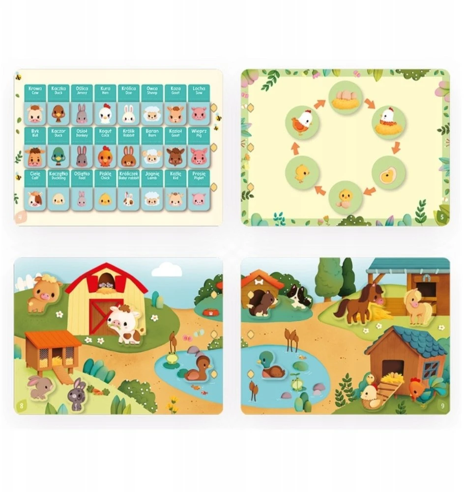 Janod Busy Book Farma Książeczka su zadaniami J03339
