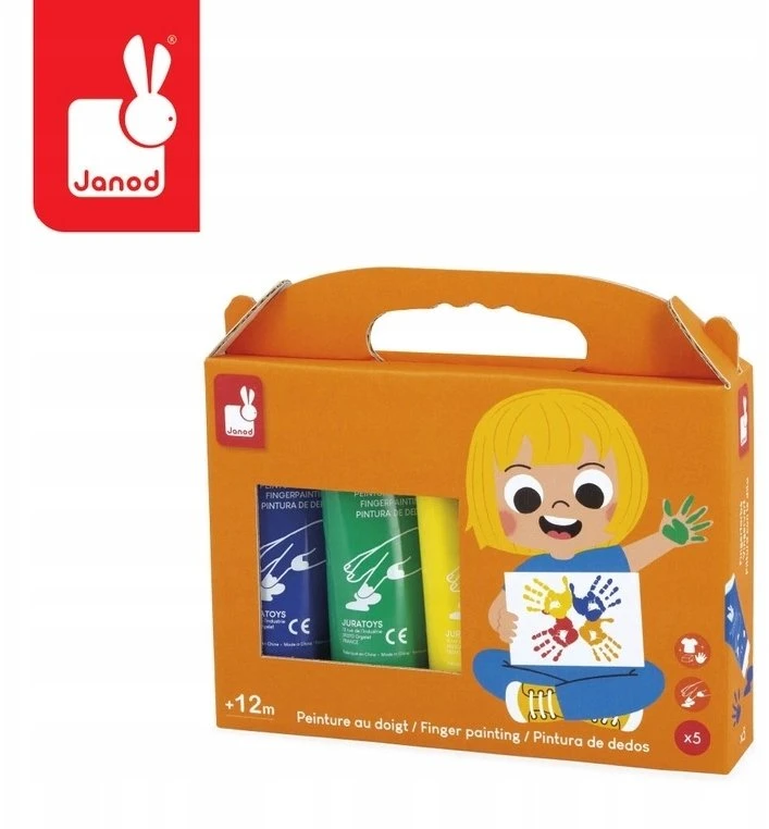 Janod rankiniai dažai 5 spalvos
