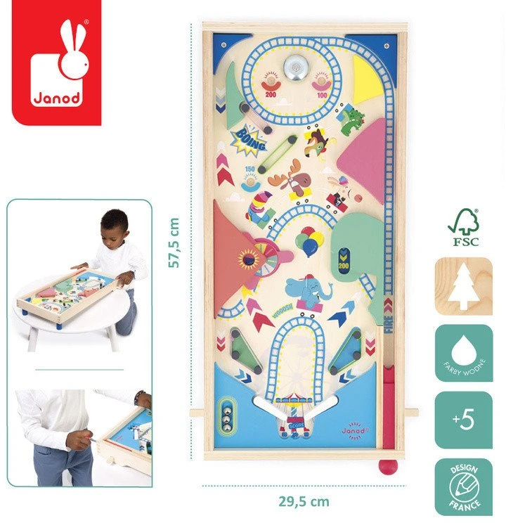 Janod Applepop Pinball J03368