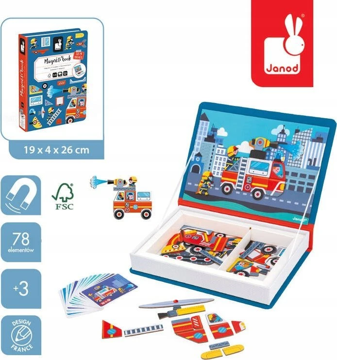 Janod Magneticbook priešgaisrinė tarnyba